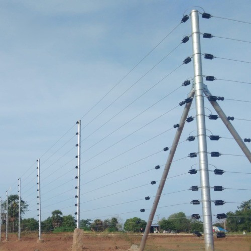 Solar powered fencing